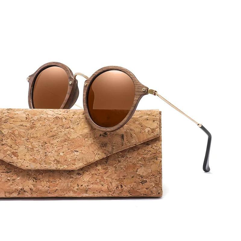 Modern ultralight unisex polarized wooden sunglasses by Stevvex with sleek frame and tinted lenses, stylish and eco-friendly eyewear.