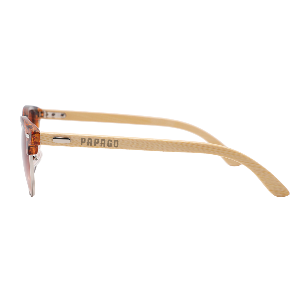 Papago Tortoise Apaches sunglasses with classic tortoise shell frames and dark lenses, stylish and lightweight eyewear.