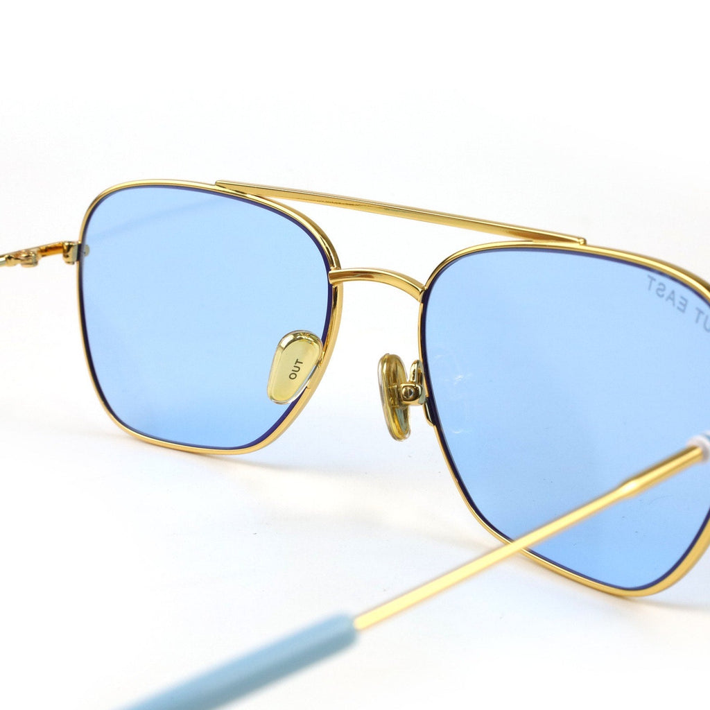 Rosewood 18K Gold Aviator Sunglasses | Out East Eyewear
