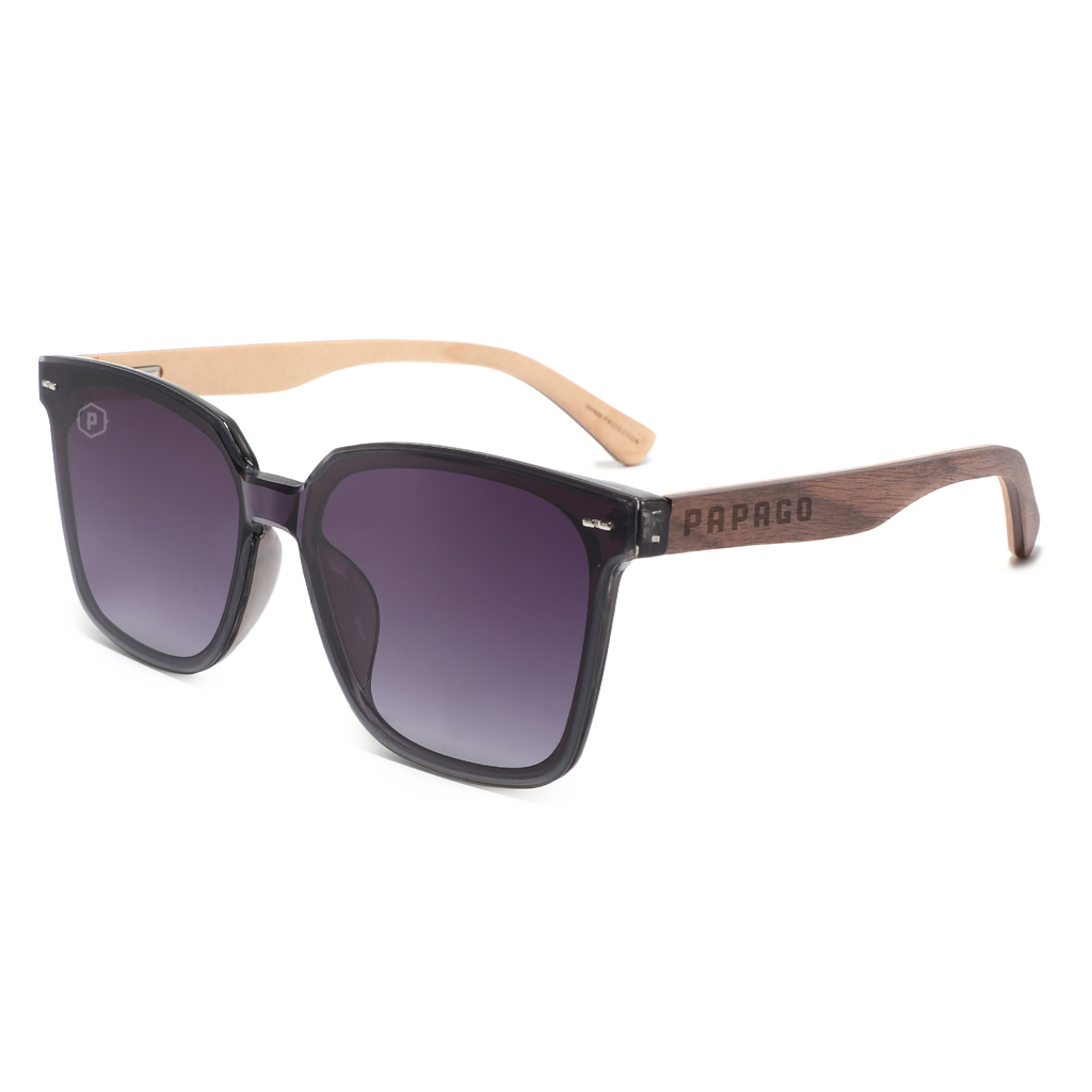 Papago Velvet Mirages sunglasses with velvet frames and tinted lenses, stylish and trendy eyewear for fashion-forward looks.