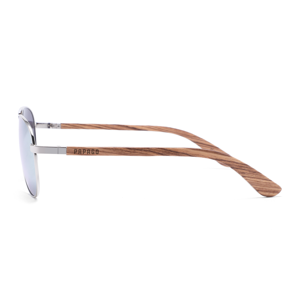 Seafoam Palomas sunglasses by Papago with sleek design and tinted lenses, displayed on a white background.