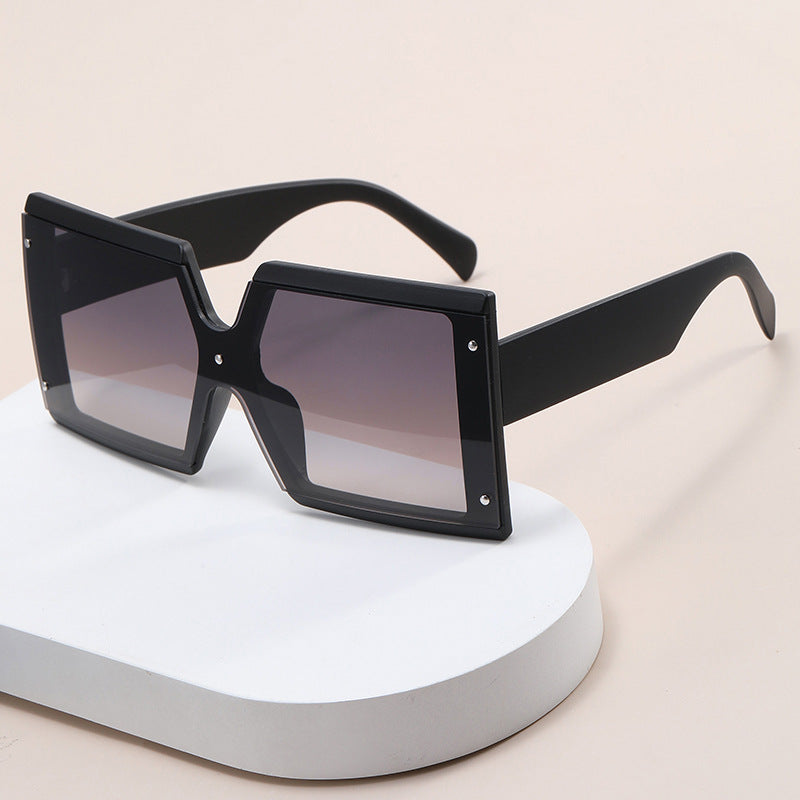 Stevvex Oversized Square Sunglasses – UV400 Sports & Lifestyle