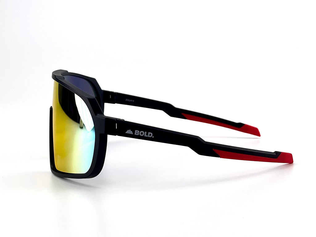 Oversized Wraparound Sport Sunglasses