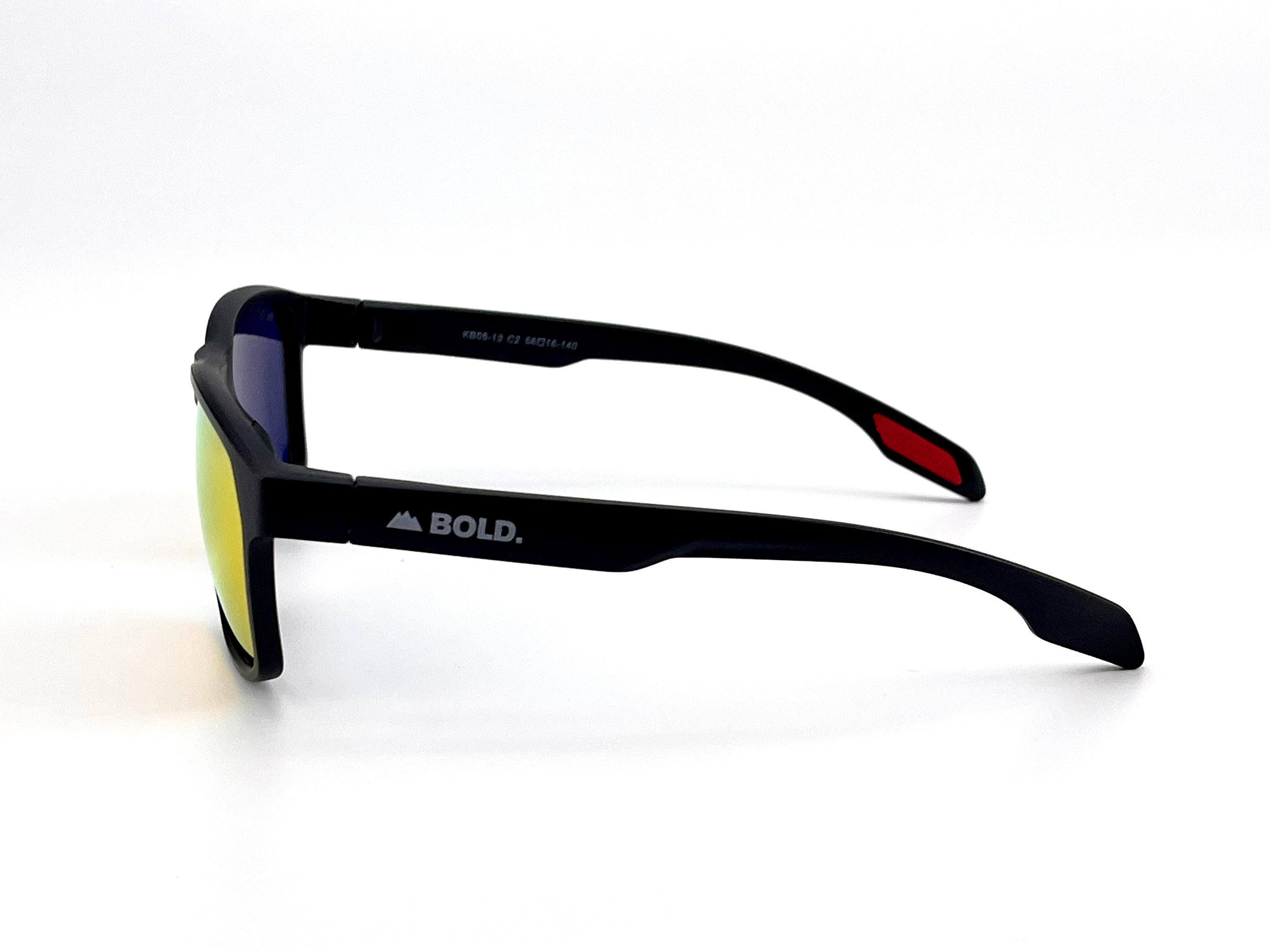 Boldouterwear Thunderhead performance sunglasses with sleek black frames and tinted lenses, designed for MTB, ski, and lifestyle use.
