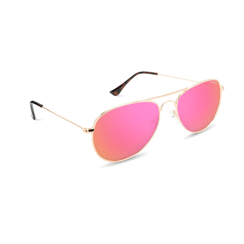 Kitty Hawk Polarized Aviator Sunglasses – Stainless Steel | Nectar