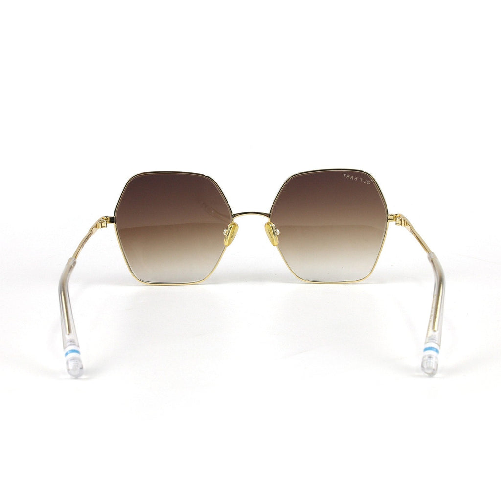 Dorset Polarized Hexagonal Sunglasses | Out East Eyewear