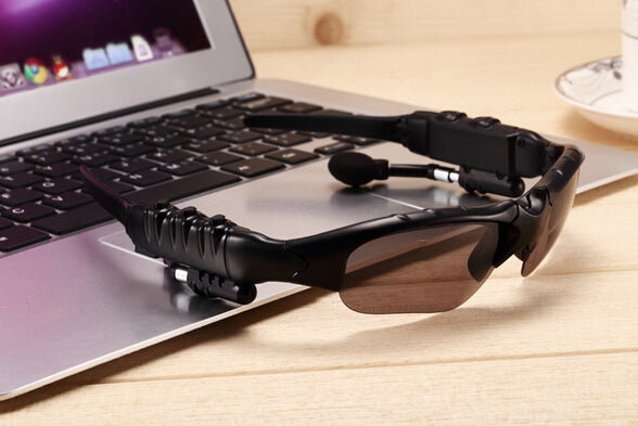 Bluetooth Stereo Sports Sunglasses | Wireless Audio, Oval Wrap Frame