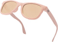 Unbreakable polarized toddler sunglasses in colorful frames, designed for safety and sun protection for young children.