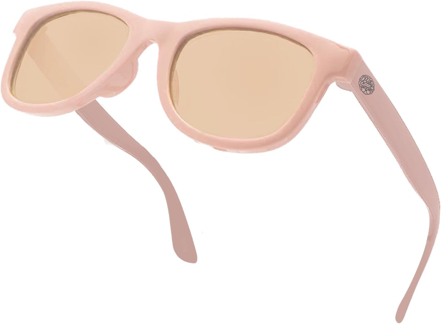 Unbreakable polarized toddler sunglasses in colorful frames, designed for safety and sun protection for young children.