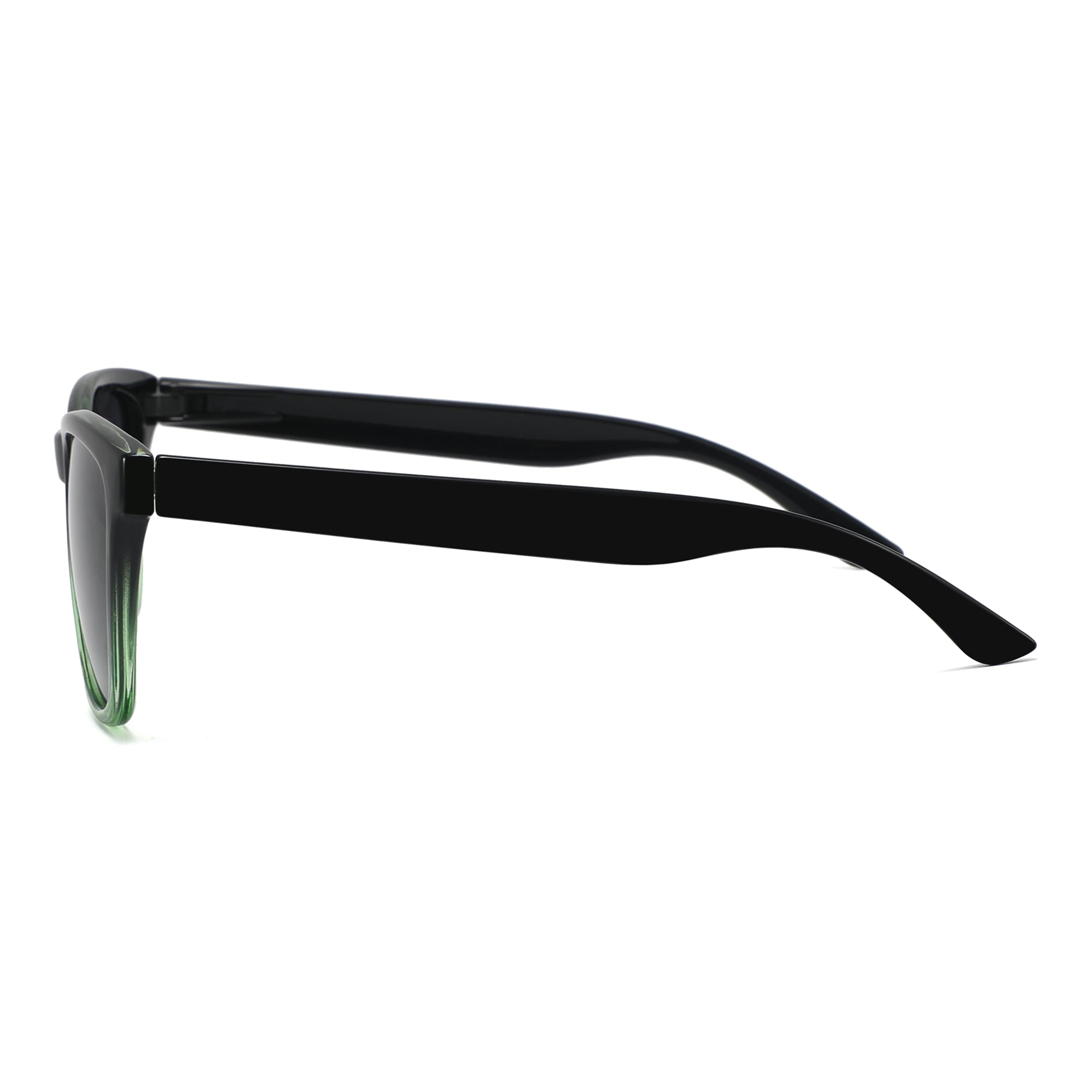 Papago Green Fade X handmade recycled wooden sunglasses with green-tinted lenses and sleek frame design.