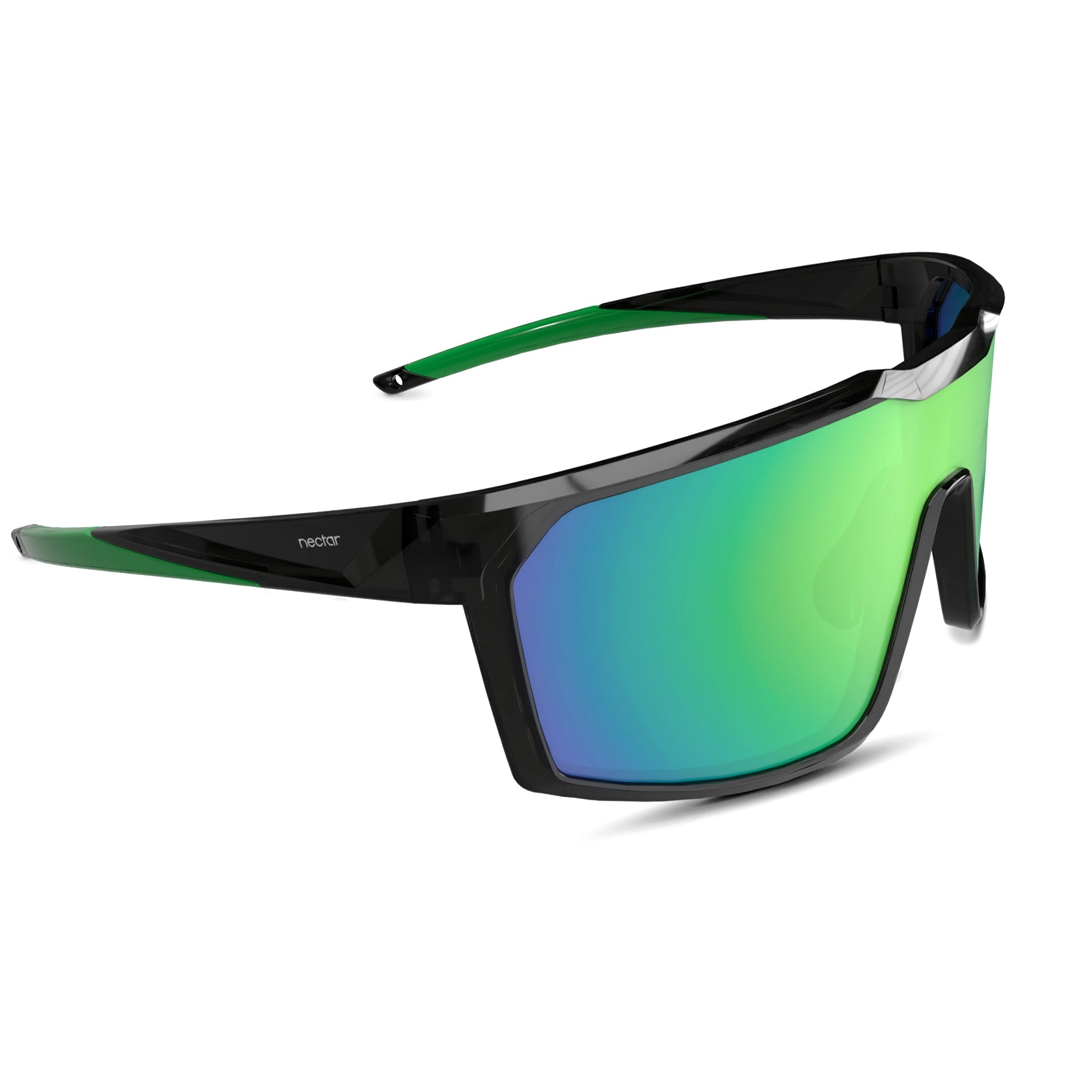 Ellijay Polarized Shield Sunglasses – Panoramic Sport Coverage | Nectar