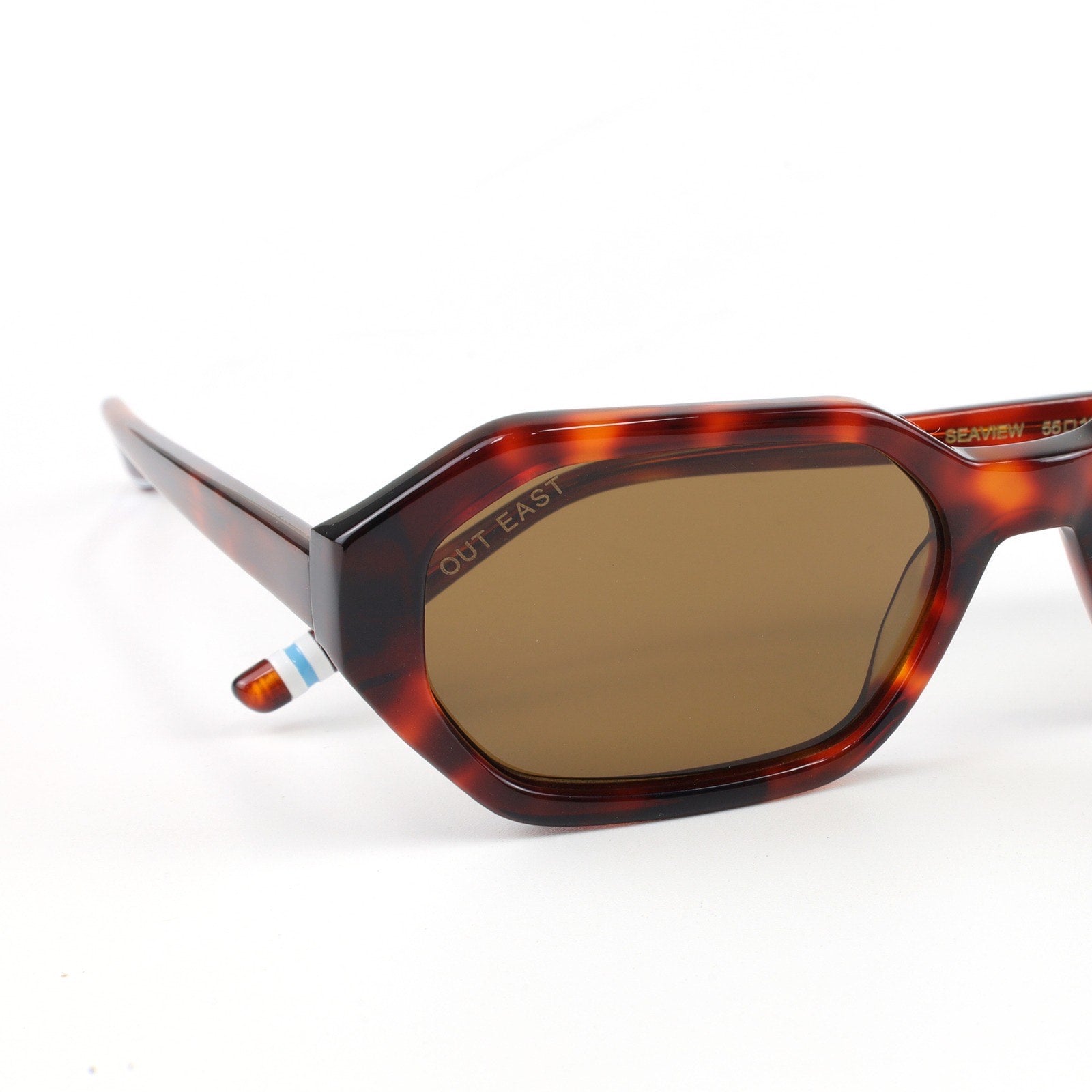 Seaview Polarized Hexagonal Sunglasses | Out East Eyewear