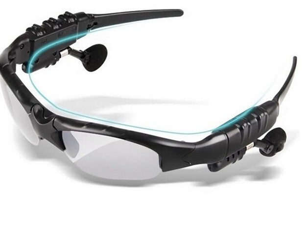 Bluetooth Stereo Sports Sunglasses | Wireless Audio, Oval Wrap Frame