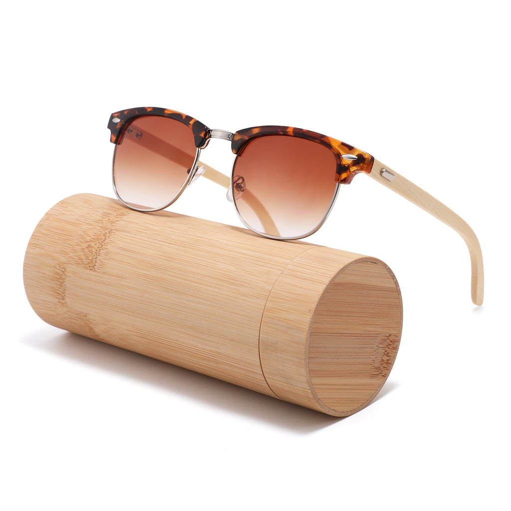 Papago Tortoise Apaches sunglasses with handmade recycled wooden frames, showcasing natural wood grain and stylish design.