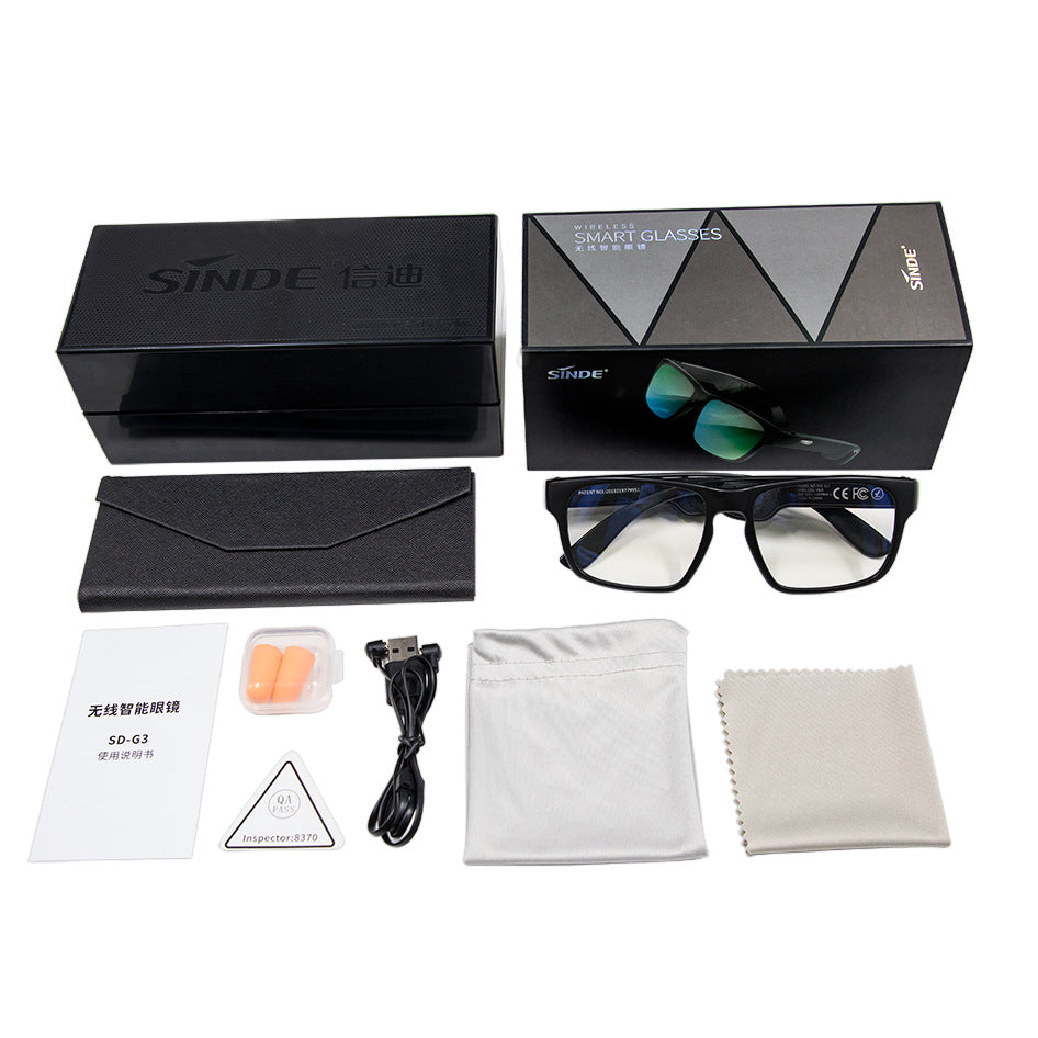 Bluetooth Stereo Loudspeaker Smart Sunglasses | Hands-Free, Myopia Compatible
