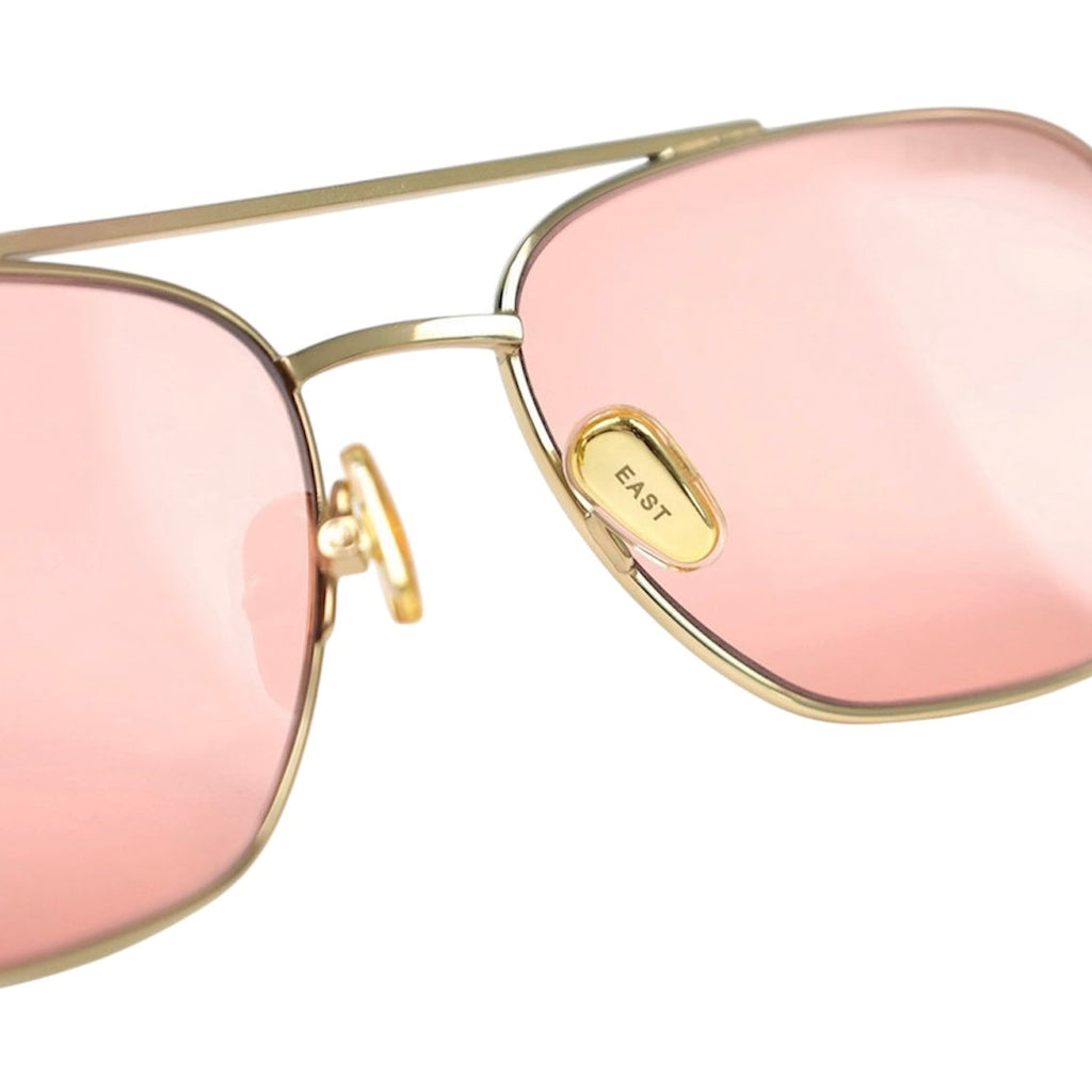 Rosewood 18K Gold Aviator Sunglasses | Out East Eyewear