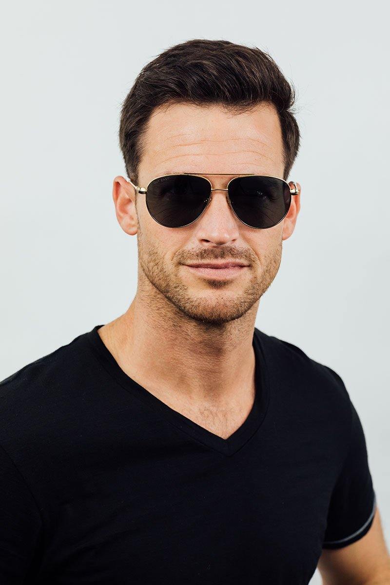 Out East Eyewear GANSETT sunglasses with round frames and tinted lenses, stylish and lightweight for everyday wear.