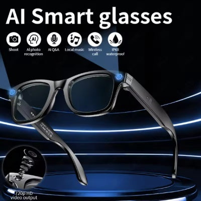 AI Gen 3 Smart Bluetooth Glasses | Camera, AI Translation, Magnetic Frame