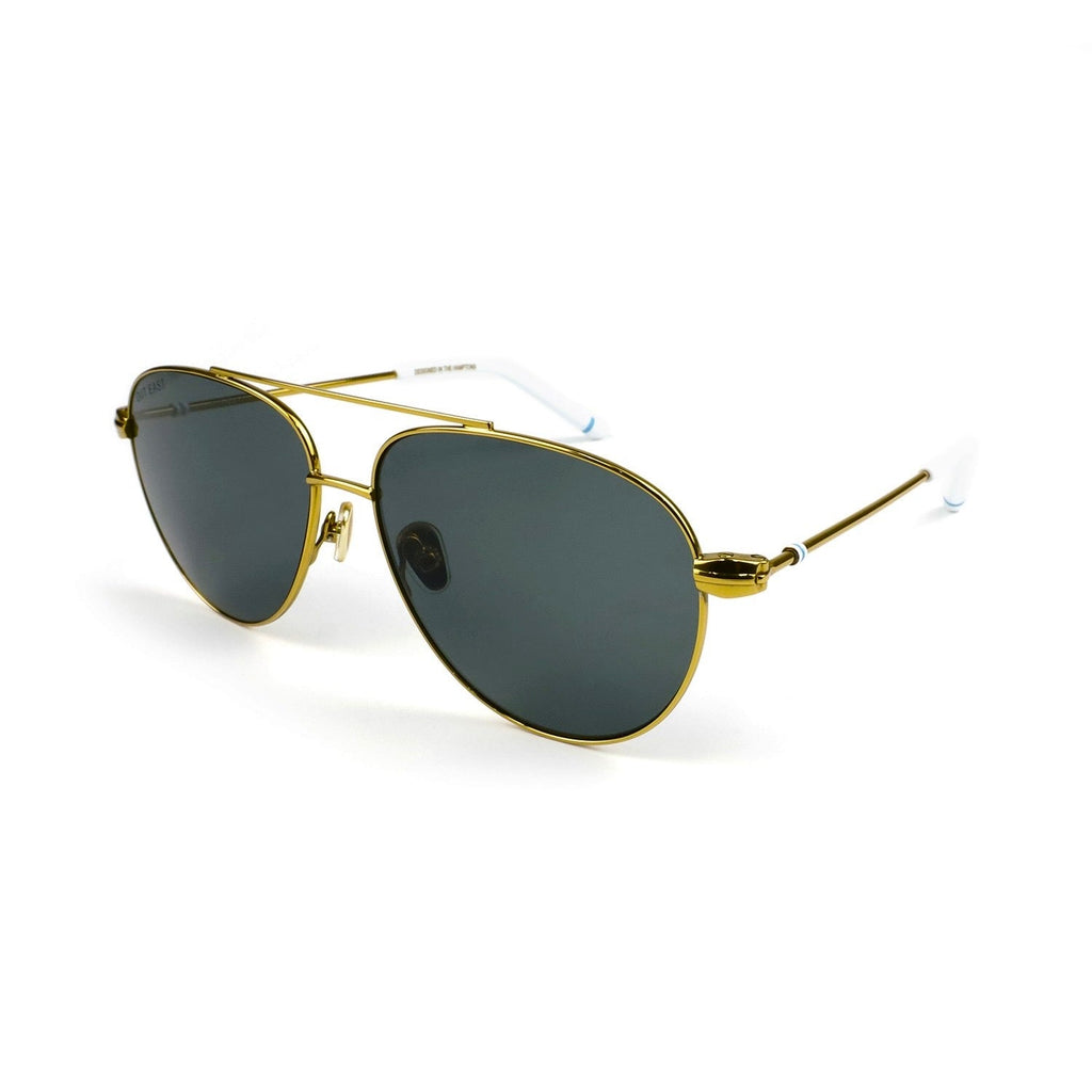 Out East Eyewear Gansett sunglasses with black frames and tinted lenses, stylish and protective eyewear for sunny days.