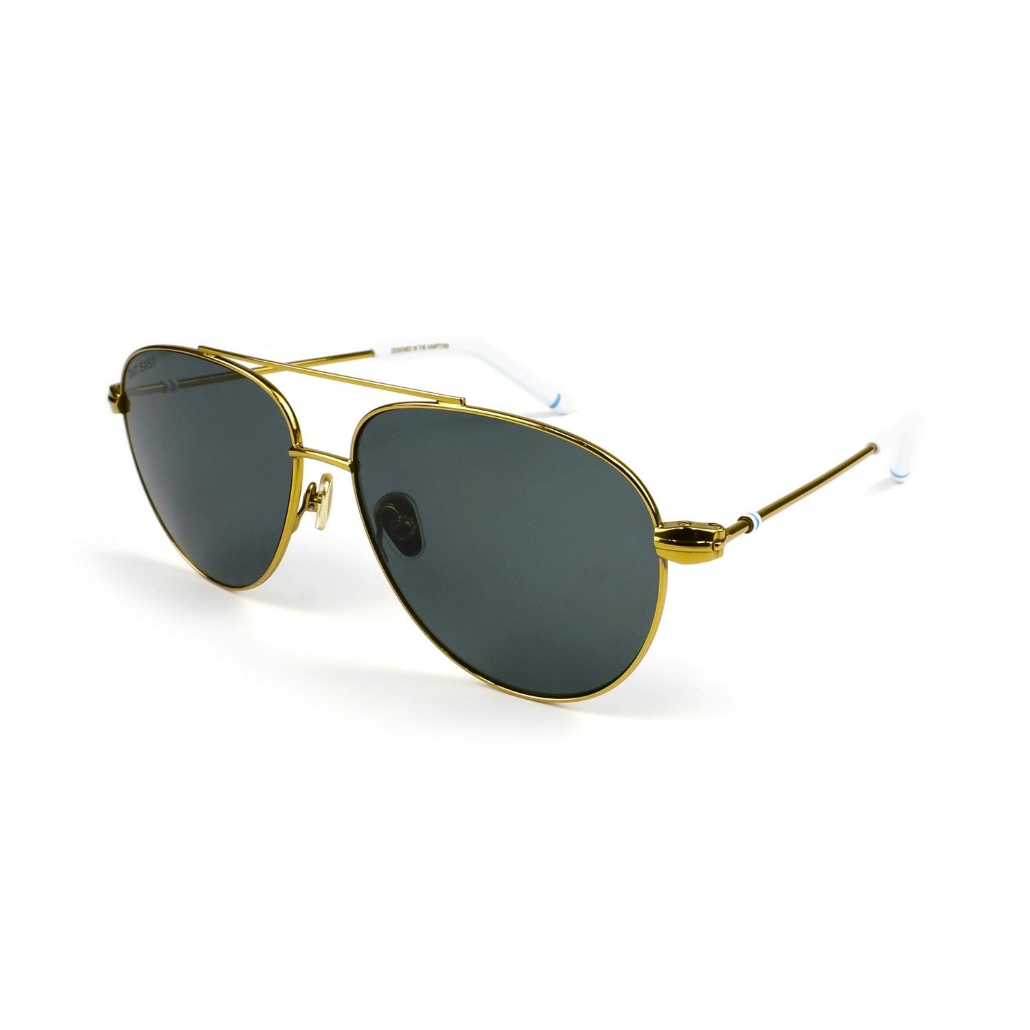 Out East Eyewear Gansett sunglasses with black frames and tinted lenses, stylish and protective eyewear for sunny days.