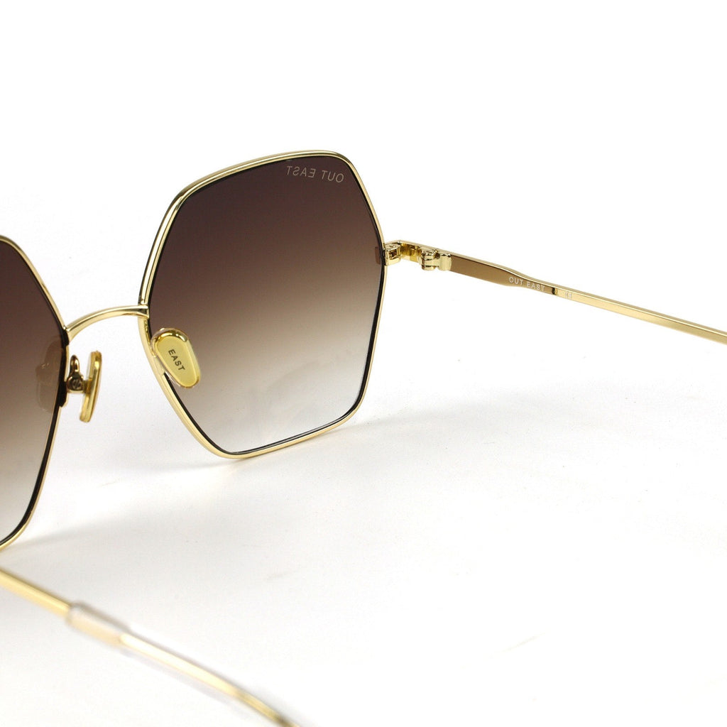 Dorset Polarized Hexagonal Sunglasses | Out East Eyewear
