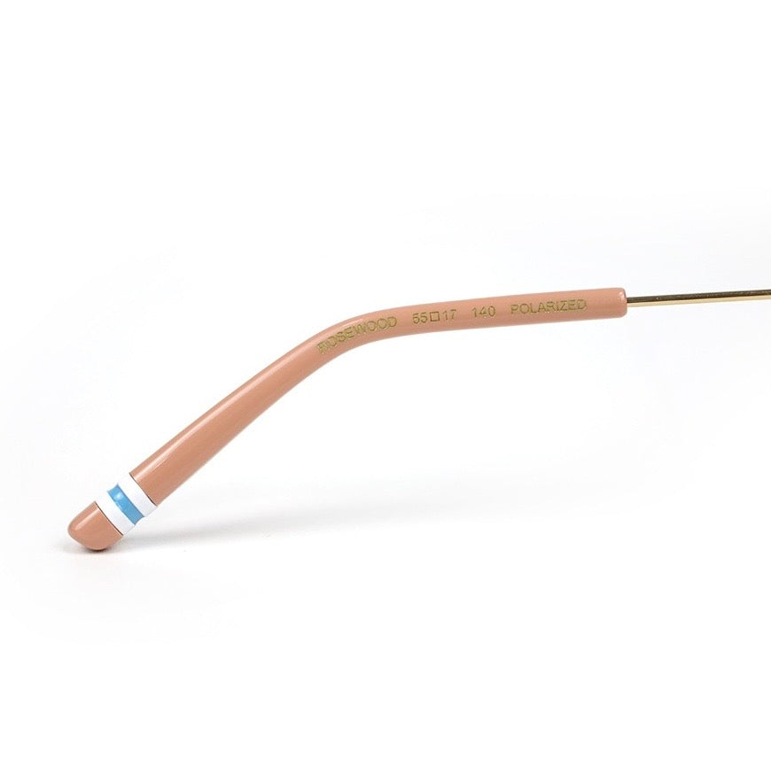 Rosewood 18K Gold Aviator Sunglasses | Out East Eyewear