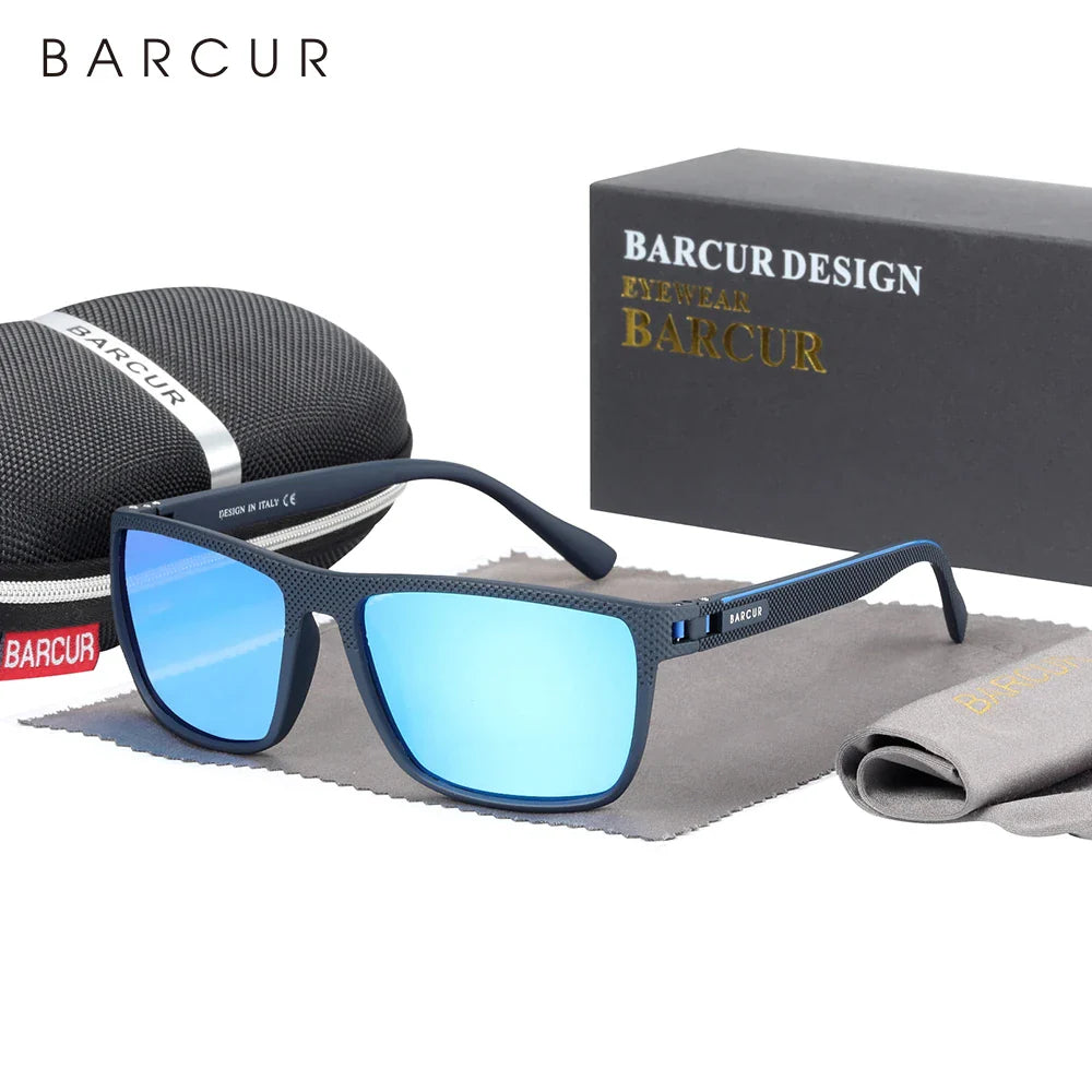 BARCUR Polarized Sunglasses – TR90 Frame, UV400 Men's
