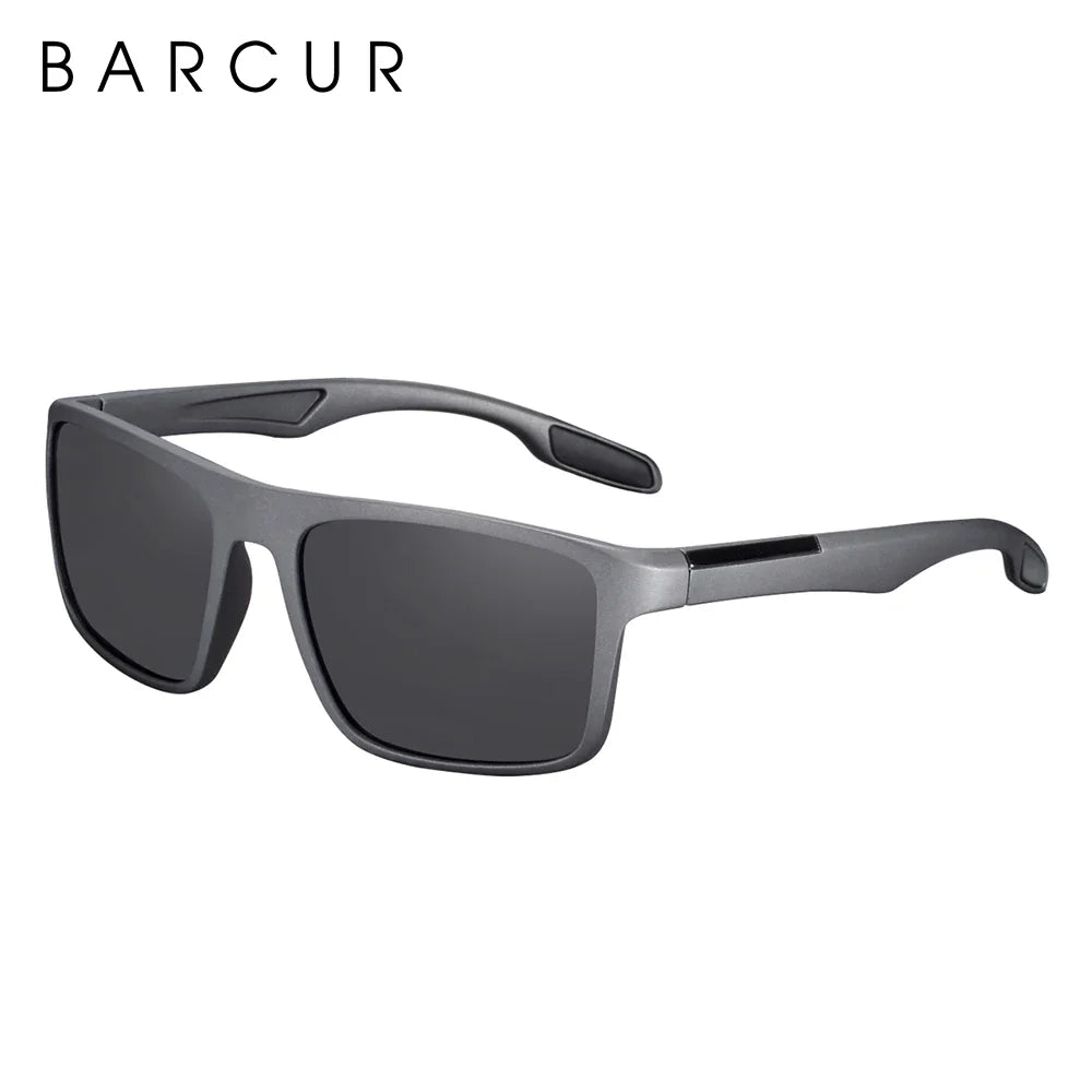 Stevvex BARCUR TR90 ultralight polarized UV400 sunglasses with sleek frame and tinted lenses for UV protection and style.