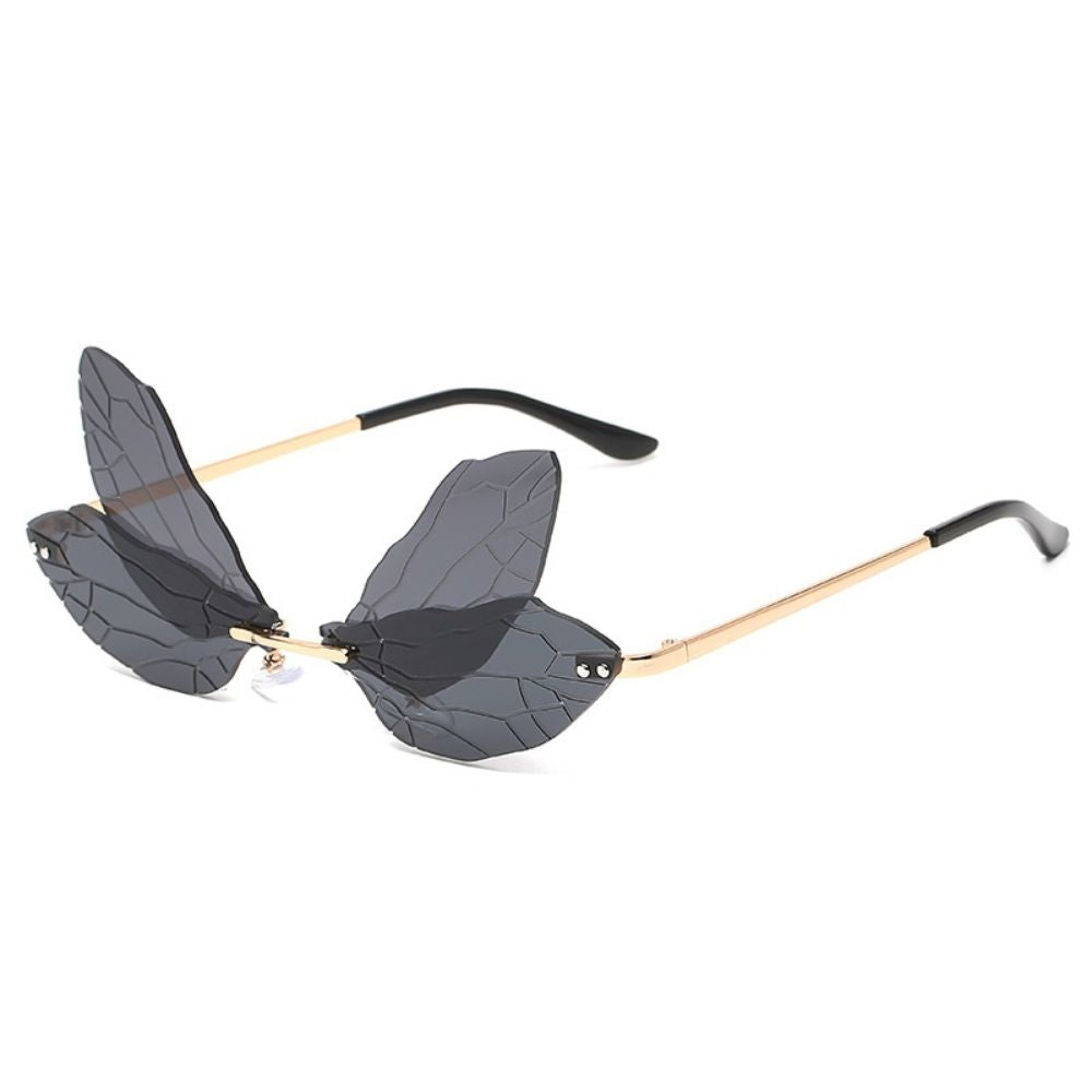 Fairy Wing Sunglasses – Ethereal Oversized Shades for Women
