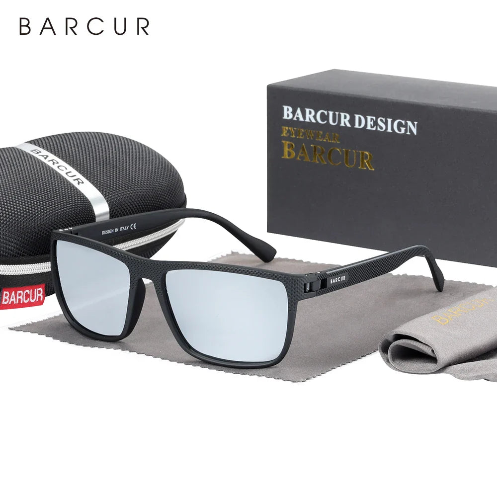 BARCUR Polarized Sunglasses – TR90 Frame, UV400 Men's
