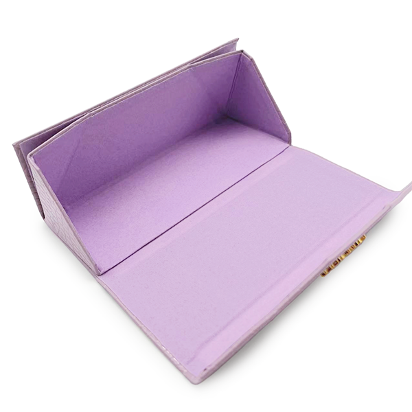 TopFoxx Lilac Faux Crocodile Hard Sunglasses Case — Textured Luxury Protection
