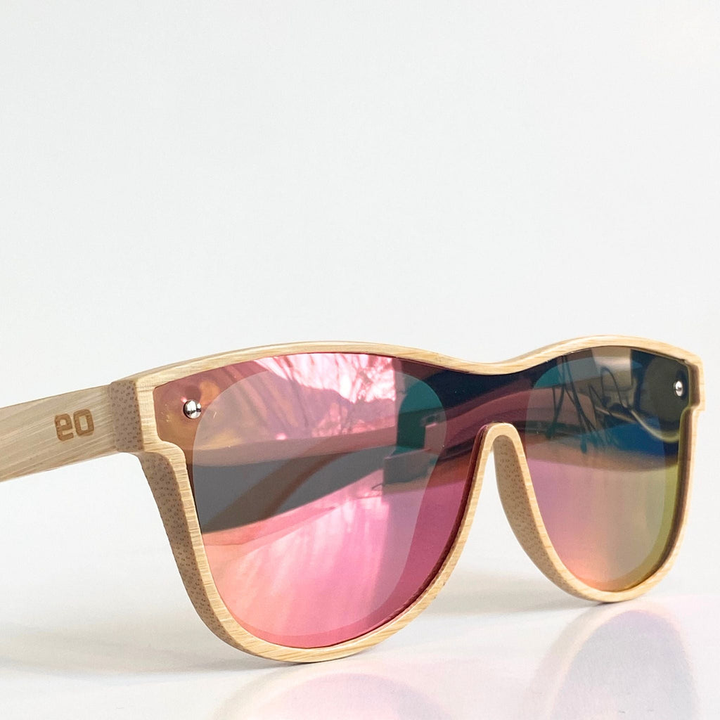 Women's Bamboo Cat-Eye Sunglasses