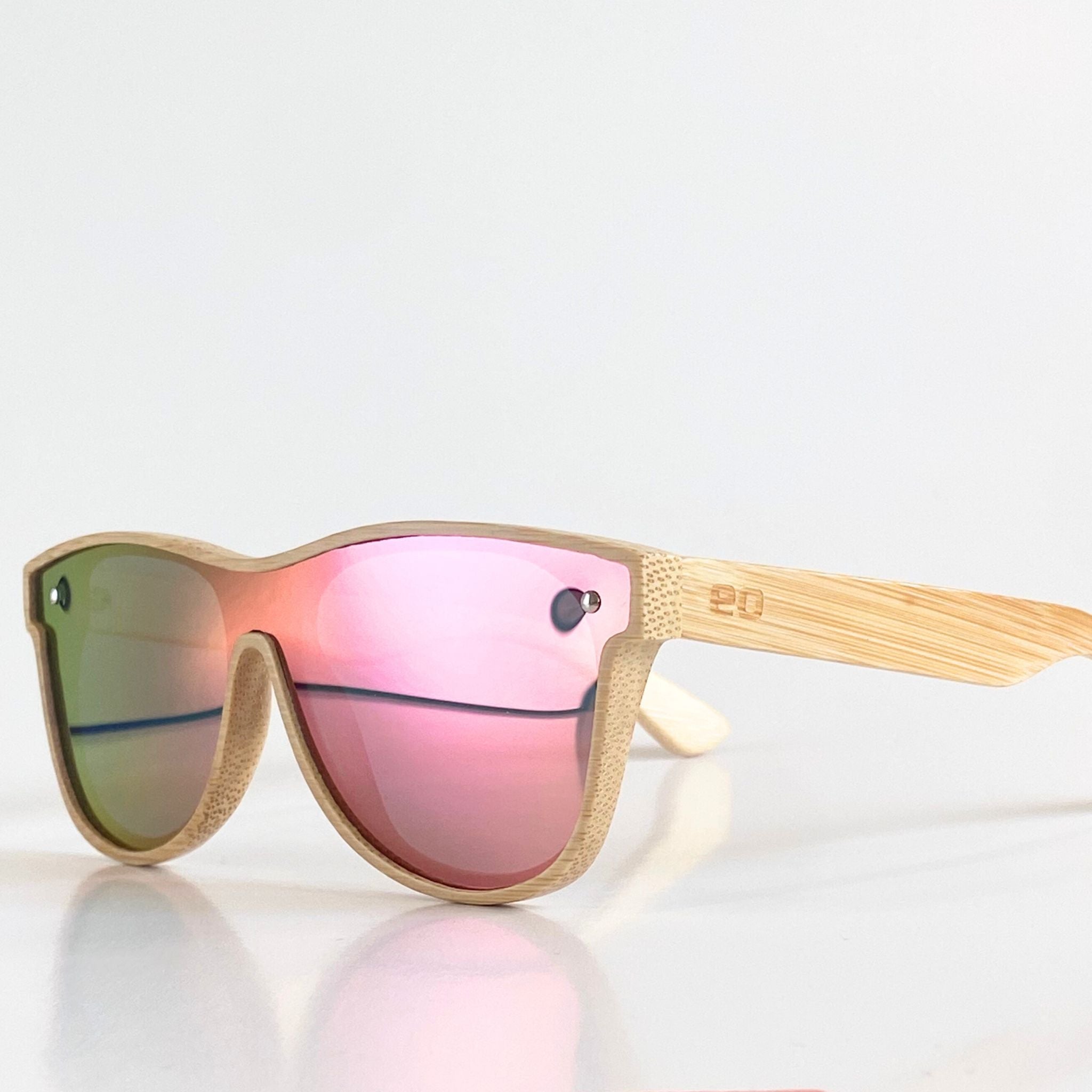 Women's Bamboo Cat-Eye Sunglasses
