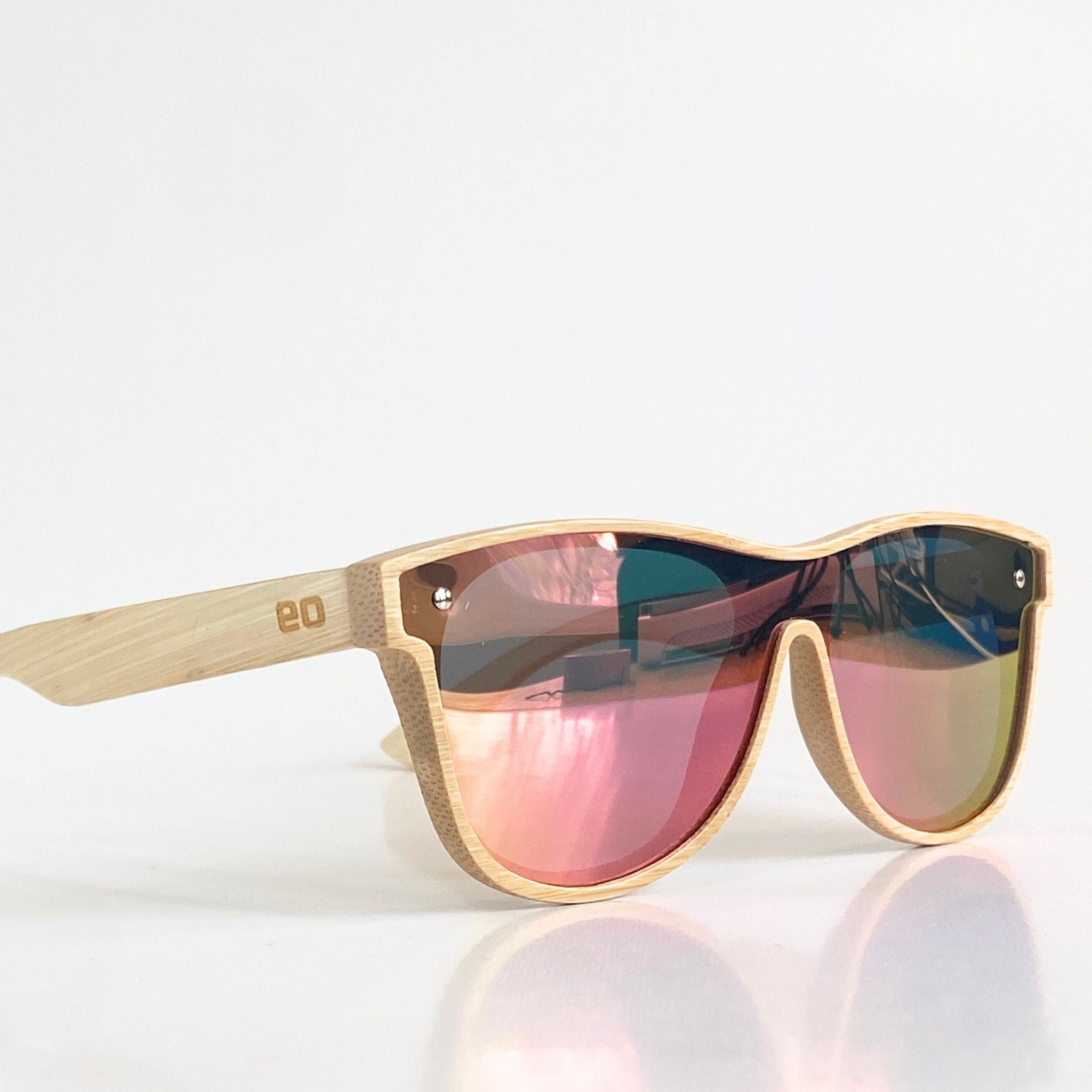 Women's Bamboo Cat-Eye Sunglasses