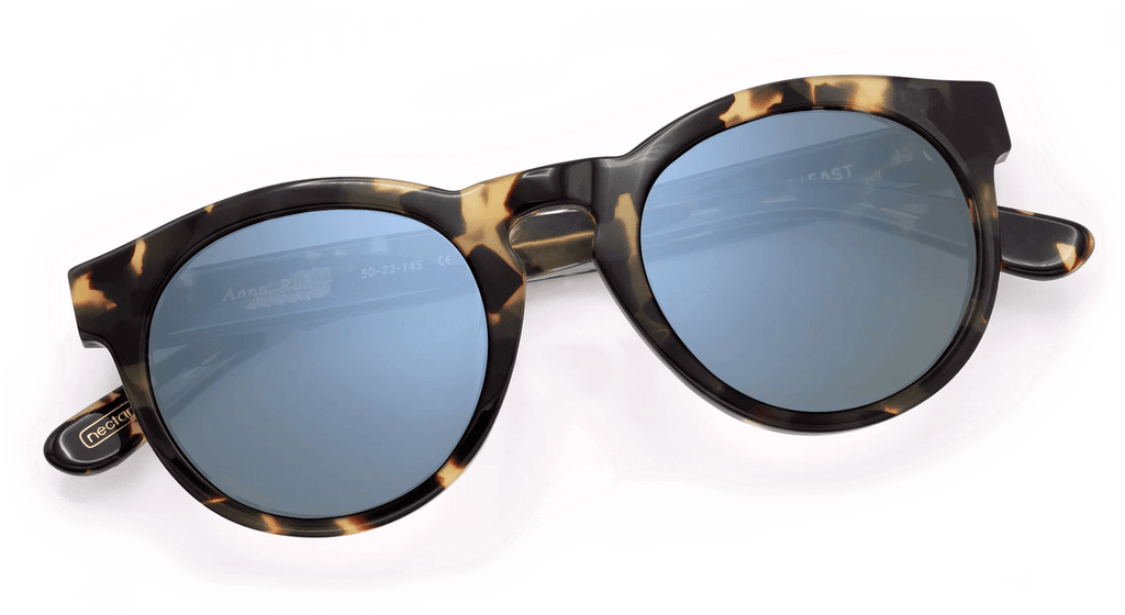 Anna Ruby Round Sunglasses – Biodegradable Acetate & UV Protection | Nectar