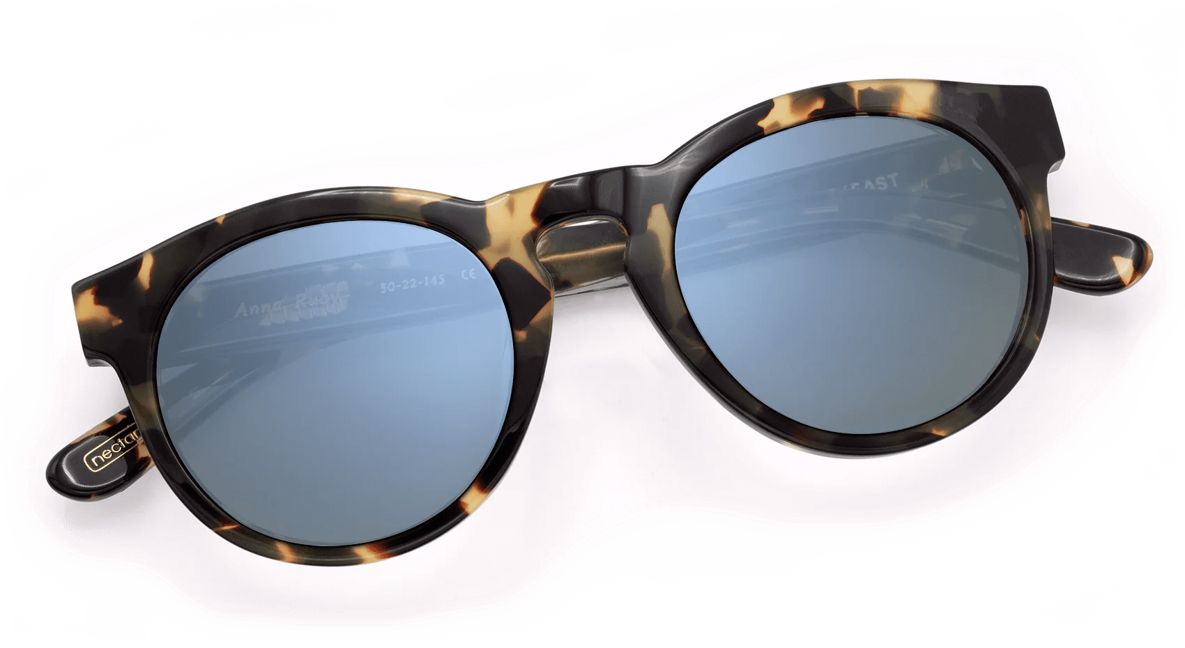 Anna Ruby Round Sunglasses – Biodegradable Acetate & UV Protection | Nectar