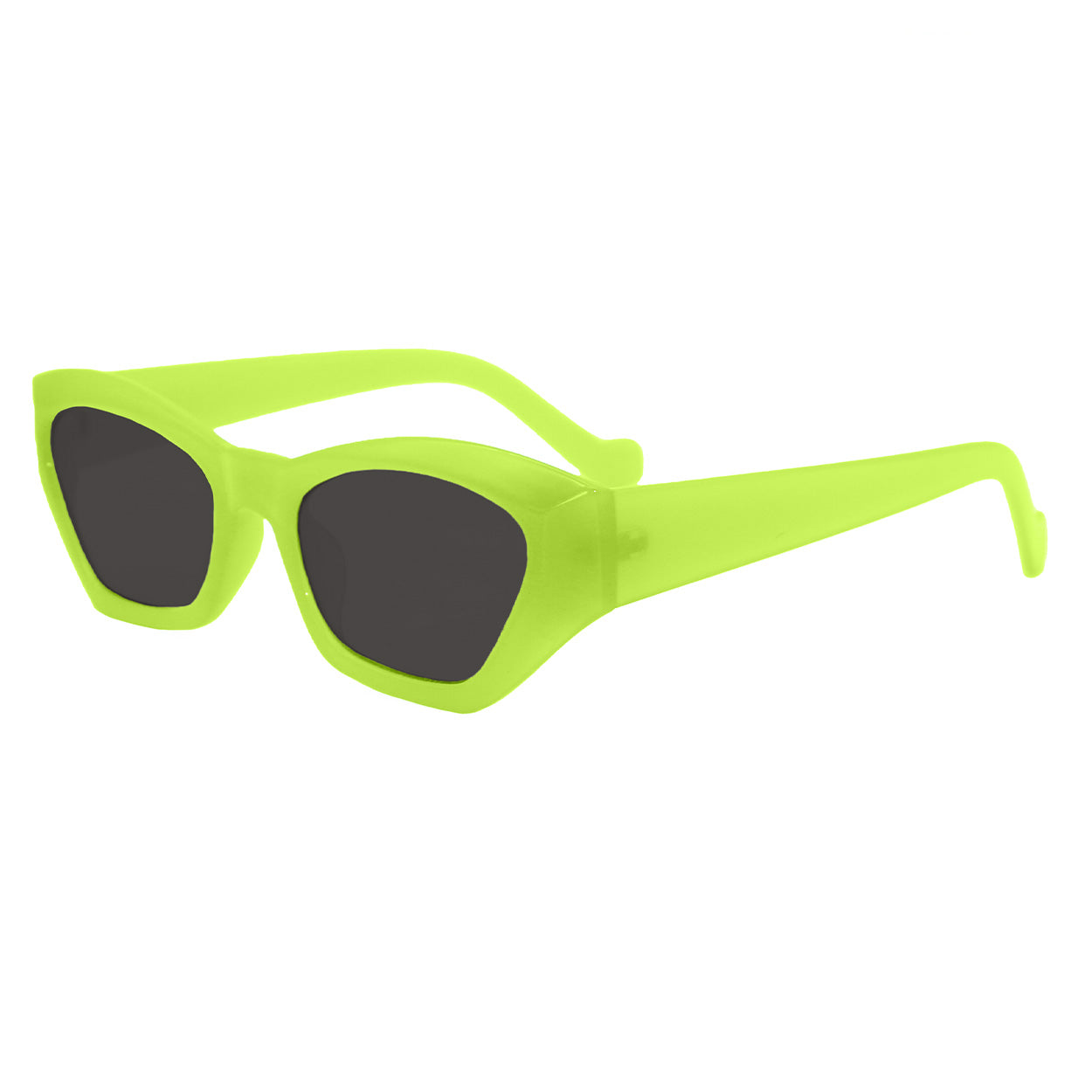 TopFoxx Bright as My Future Neon Cat Eye Sunglasses