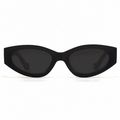 Kat x Money Moves - Black Cateye Sunglasses