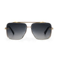 TopFoxx Bella Light Black Gold Tangle-Free Aviator Sunglasses