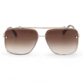 Bella Gold Aviator Sunglasses — Tangle-Free, UV400 Protection