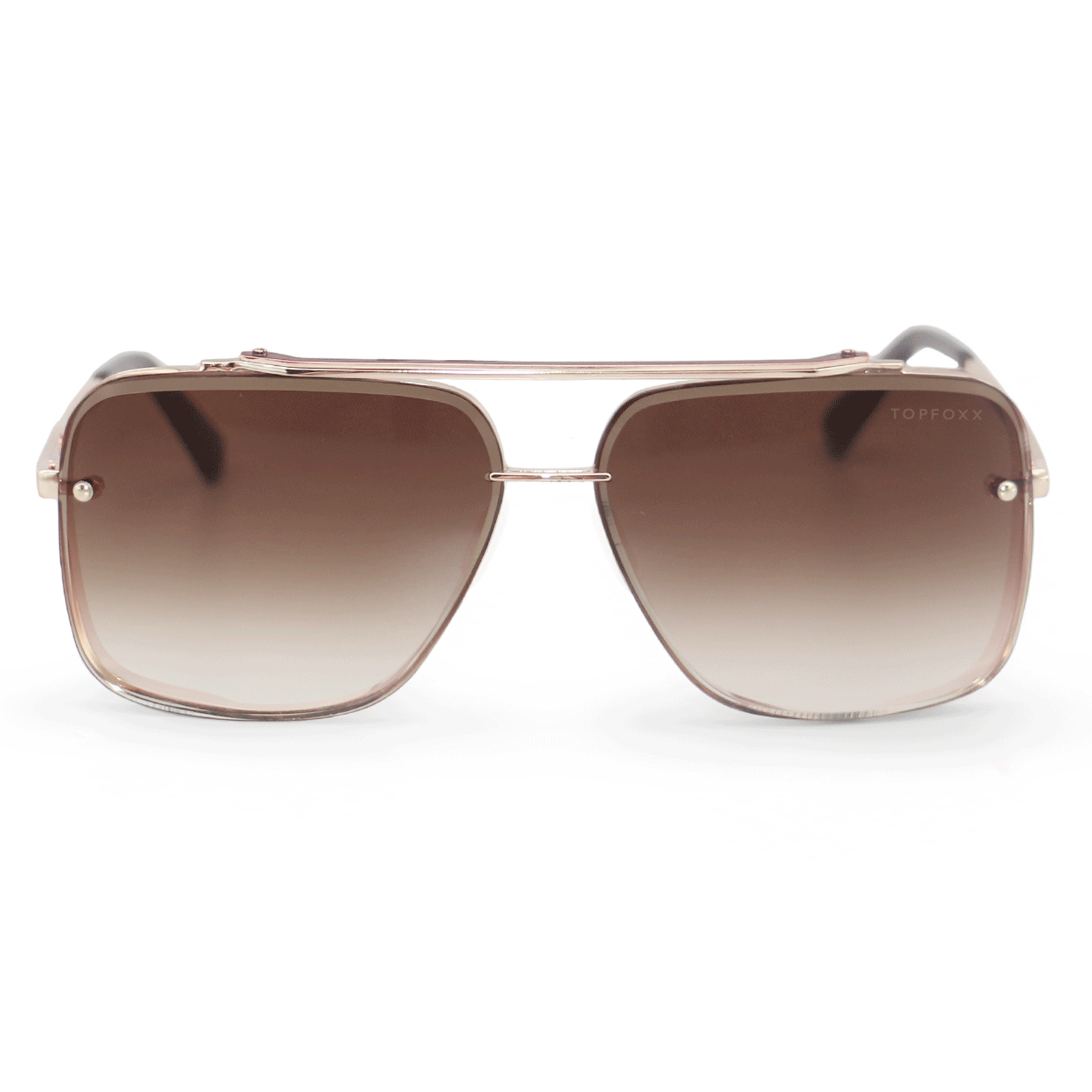 Bella Gold Aviator Sunglasses — Tangle-Free, UV400 Protection