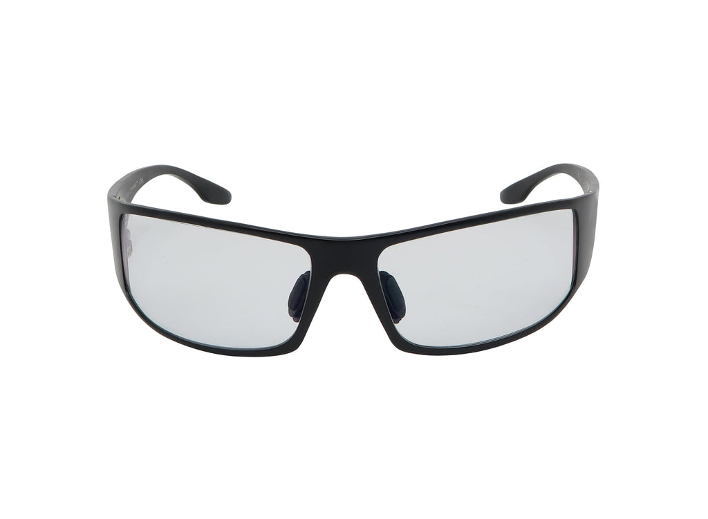 OutLaw Eyewear Fugitive TAC military polarized sunglasses with black frame and gray lenses, outdoor-ready and stylish.