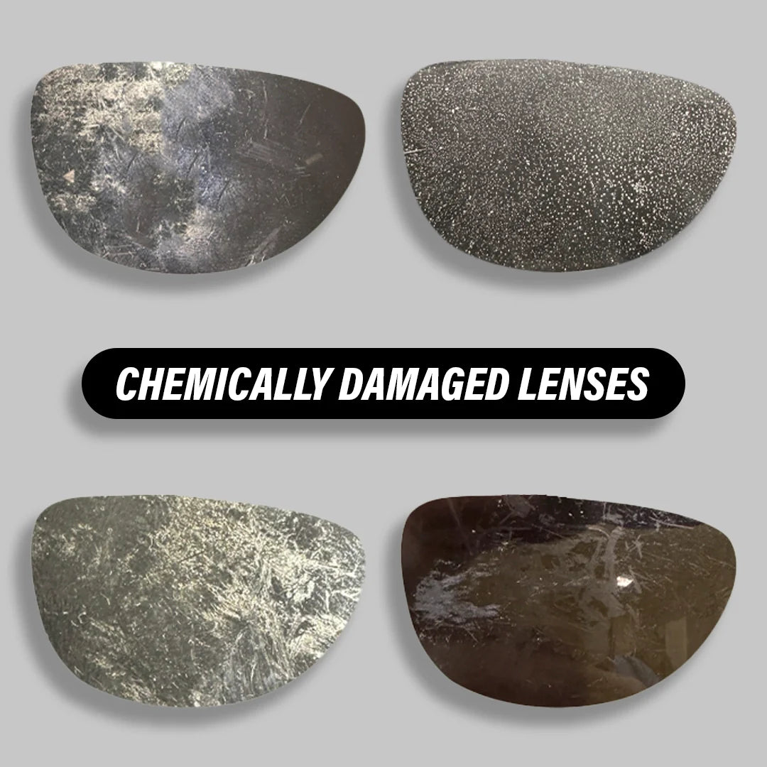 OutLaw Eyewear Mossy Oak ClearShot lens cleaner spray and anti-fog solution for chemically damaged lenses