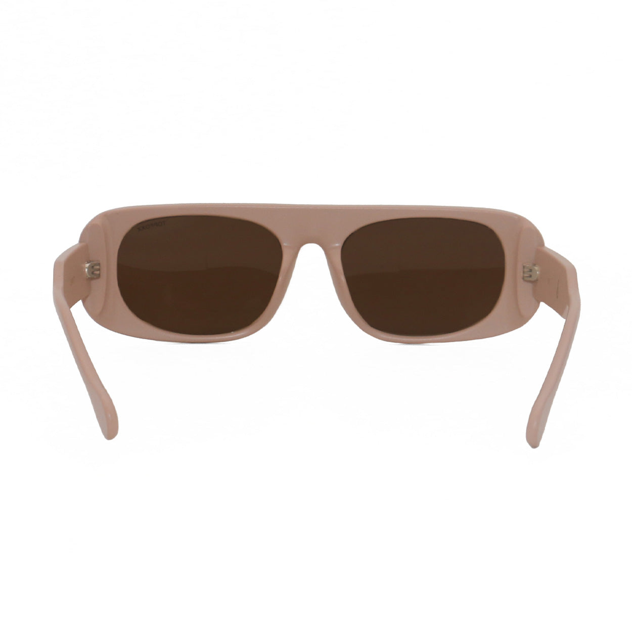 TopFoxx Claim It Pink Rectangular Wrap Sunglasses