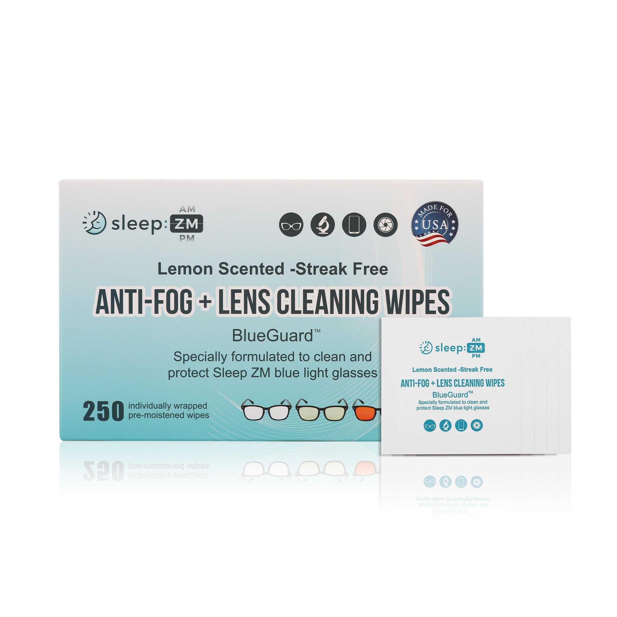 Anti-Fog Lens Cleaning Wipes