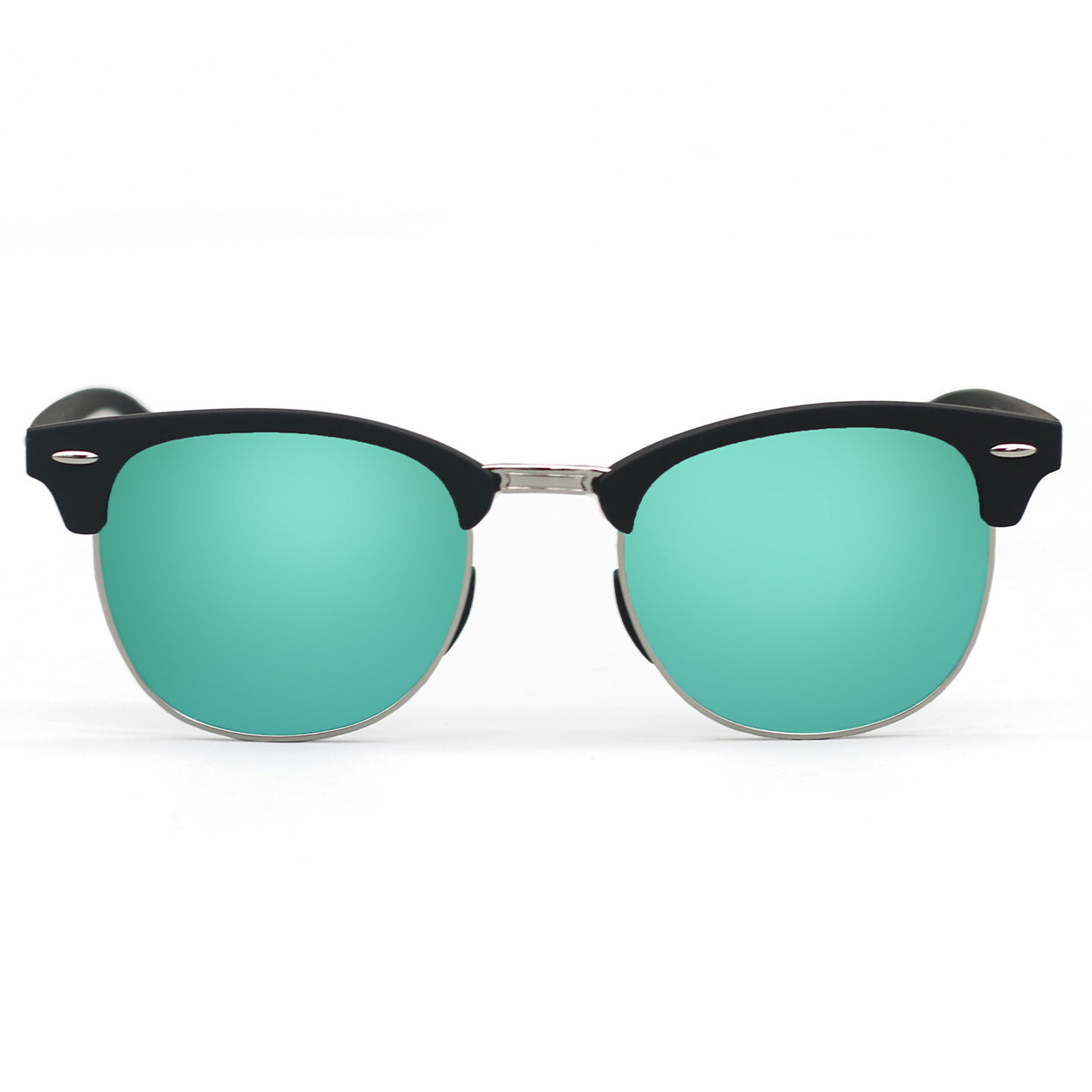 Masters Black Clubmaster Sunglasses — Tangle-Free, UV400 Protection