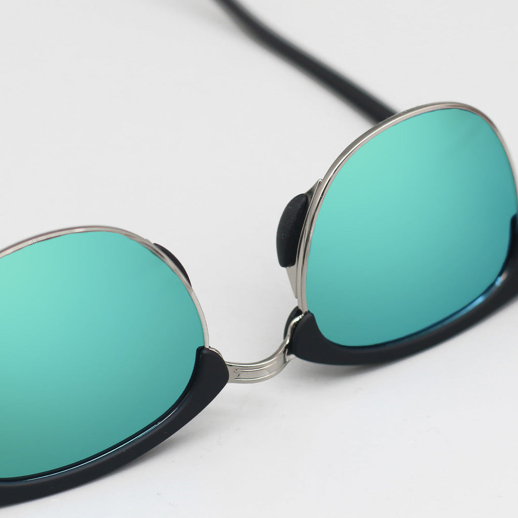 Masters Black Clubmaster Sunglasses — Tangle-Free, UV400 Protection