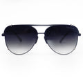 TopFoxx Cristina Faded Black & Gold Tangle-Free Aviator Sunglasses