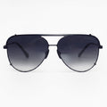 TopFoxx Cristina Faded Black Tangle-Free Aviator Sunglasses