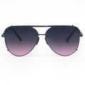 TopFoxx Cristina Faded Purple & Pink Tangle-Free Aviator Sunglasses